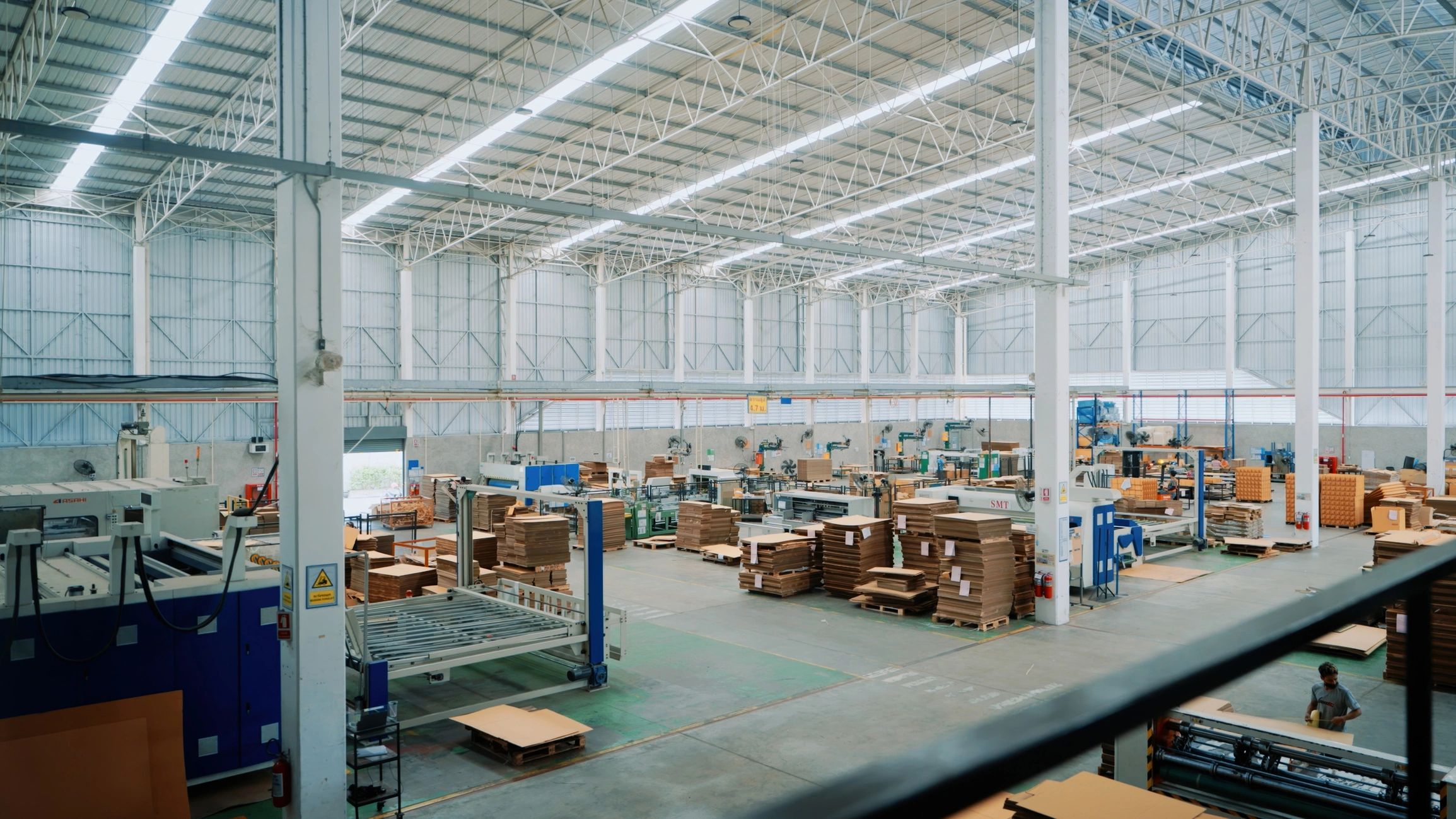 Modern warehouse environment supporting Amazon growth operations